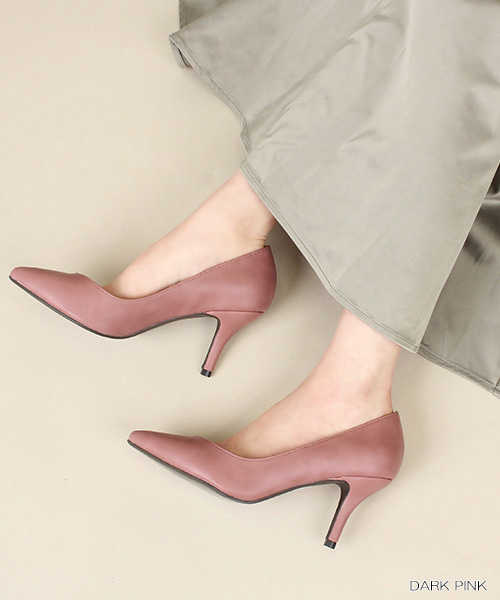 RANDA（ランダ）の「足幅ゆったり3E/Vカットプレーンパンプス（パンプス・レディース・その他/グレー系その他/ブルー/アイボリー/ベージュ/ブラック/ベージュ系その他/レッド/ピンク/ブラック系その他/ライトブルー/ゴールド系その他/プラム/ダークブルー/ブラック系その他7/その他2/ピンク系その他/その他3・24/23.5/22.5/22/24.5/25.5/25/23/21/21.5）」の13枚目の写真