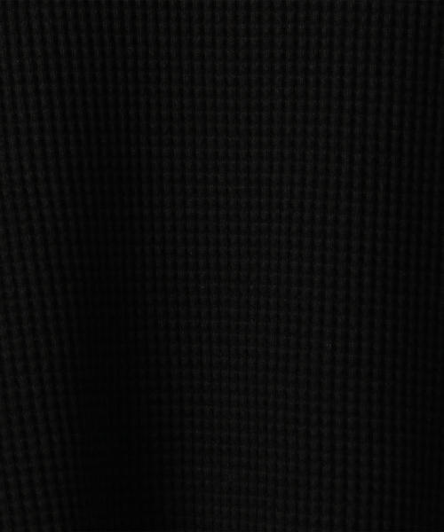 6（ロク）の「＜6(ROKU)＞THERMAL CREW NECK 6SLEEVE/ｻｰﾏﾙ（Tシャツ/カットソー・レディース・ホワイト/ブラック/ピンク/ネイビー・FREE）」の7枚目の写真