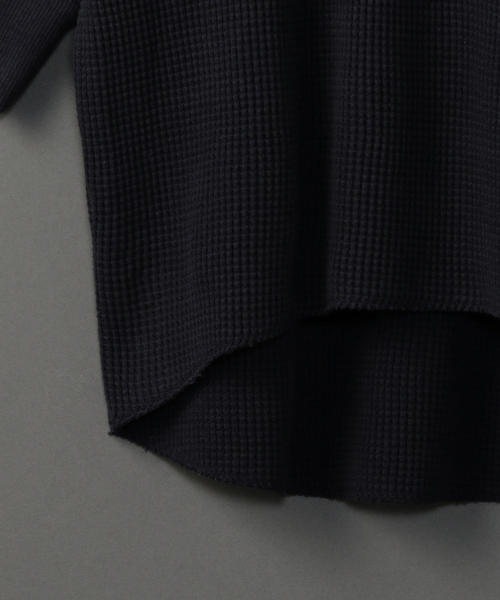 6（ロク）の「＜6(ROKU)＞THERMAL CREW NECK 6SLEEVE/ｻｰﾏﾙ（Tシャツ/カットソー・レディース・ホワイト/ブラック/ピンク/ネイビー/グレー/オレンジ系その他・FREE）」の19枚目の写真