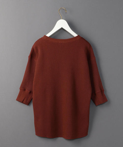 6（ロク）の「＜6(ROKU)＞THERMAL CREW NECK 6SLEEVE/ｻｰﾏﾙ（Tシャツ/カットソー・レディース・ホワイト/ブラック/ピンク/ネイビー/グレー/オレンジ系その他・FREE）」の8枚目の写真