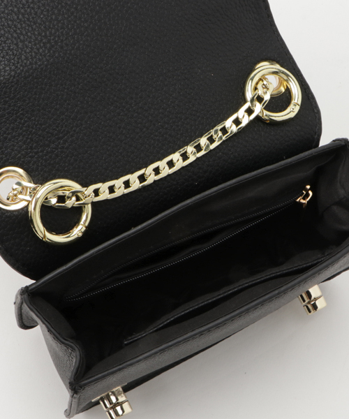 PLAIN CLOTHING（プレーンクロージング）の「チェーンミニショルダーバッグ【PLAIN CLOTHING】（ショルダーバッグ・レディース・ベージュ/ネイビー/グレー/アイボリー/ブラック/レッド・FREE）」の12枚目の写真