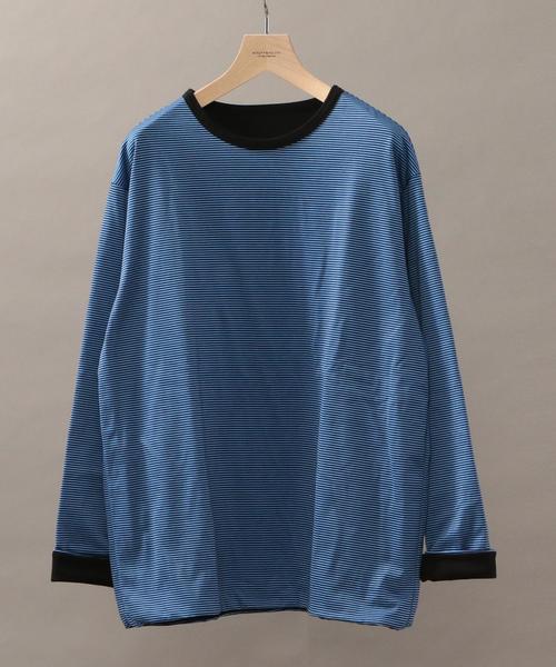 PHINGERIN(フィンガリン)の「【別注】 <PHINGERIN> REV LS TEE/Tシャツ ◆(Tシャツ/カットソー・メンズ・ホワイト/ブラック/ケリー/ロイヤルブルー・LARGE/SMALL/MEDIUM)」の6枚目の写真