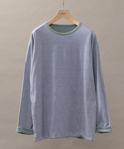 PHINGERIN(フィンガリン)の「【別注】 <PHINGERIN> REV LS TEE/Tシャツ ◆(Tシャツ/カットソー・メンズ・ホワイト/ブラック/ケリー/ロイヤルブルー・LARGE/SMALL/MEDIUM)」の7枚目の写真