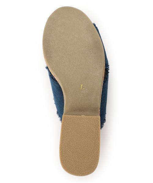 RAY CASSIN（レイカズン）の「クロスアッパーコルクサンダル（サンダル・レディース・A/ブラック/オレンジ・MEDIUM/LARGE）」の8枚目の写真