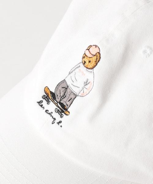 LES CINQ LETTRES（レサンクレトルズ）の「【別注】 ＜LES CINQ LETTRES.＞ BEAR SK8 CAP BYSP/キャップ（キャップ・メンズ・ホワイト・FREE）」の4枚目の写真