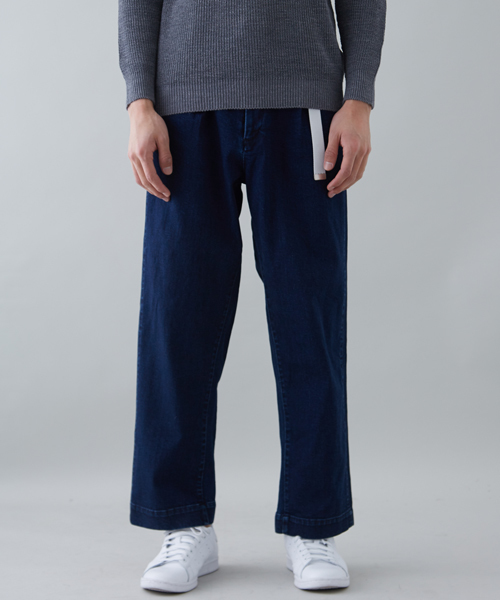 STUDIOUS(ステュディオス)の「【STUDIOUS】デニムワイドテーパードパンツ(デニムパンツ・メンズ・ブルー/サックスブルー・2/1/3)」の6枚目の写真