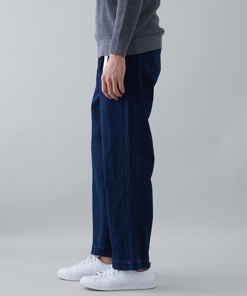 STUDIOUS(ステュディオス)の「【STUDIOUS】デニムワイドテーパードパンツ(デニムパンツ・メンズ・ブルー/サックスブルー・2/1/3)」の7枚目の写真