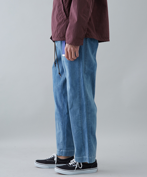 STUDIOUS(ステュディオス)の「【STUDIOUS】デニムワイドテーパードパンツ(デニムパンツ・メンズ・ブルー/サックスブルー・2/1/3)」の14枚目の写真
