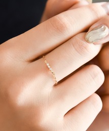 Phoebe | 【K10】タイニービジューチェーンリング(リング)