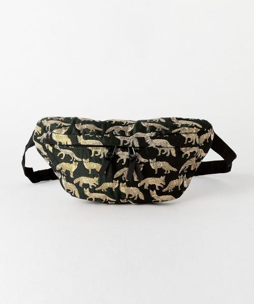 BEAUTY&YOUTH UNITED ARROWS（ビューティーアンドユースユナイテッドアローズ）の「BY ラメフォックス ボディーバッグ ◆（ボディバッグ/ウエストポーチ・レディース・ダークグリーン/ネイビー・FREE）」の2枚目の写真