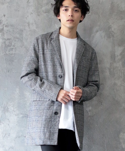 THE CASUAL(カジュアル)の「ウール混 メルトン チェスターコート(チェスターコート・メンズ・ワイン/チャコール/ブラック/ネイビー/グレー/カーキ/キャメル/ブラウン/ブルー系その他/その他/その他2/グレー系その他/ブルー系その他2/その他1/ブラック系その他/ブラウン系その他/グレー系その他2/モカ/ベージュ系その他/グレー系その他3・L/M/S/LL)」の8枚目の写真