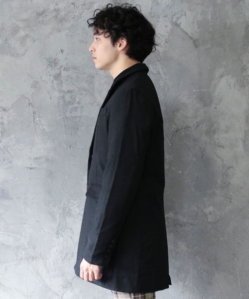 THE CASUAL(カジュアル)の「ウール混 メルトン チェスターコート(チェスターコート・メンズ・ワイン/チャコール/ブラック/ネイビー/グレー/カーキ/キャメル/ブラウン/ブルー系その他/その他/その他2/グレー系その他/ブルー系その他2/その他1/ブラック系その他/ブラウン系その他/グレー系その他2/モカ/ベージュ系その他/グレー系その他3・L/M/S/LL)」の22枚目の写真