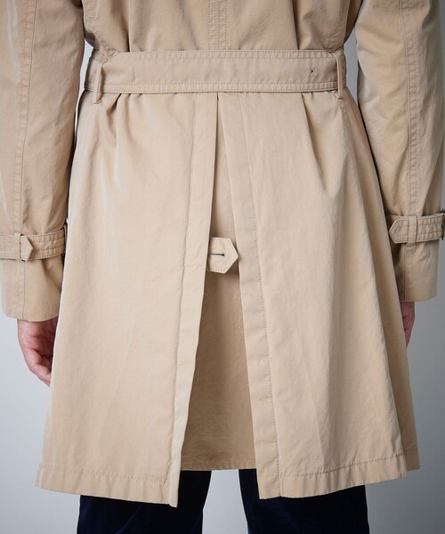 100年コート（ヒャクネンコート）の「＜100年コート＞エイジドダブルトレンチコート（トレンチコート・メンズ・ベージュ/ネイビー・S/L/LL/M）」の9枚目の写真
