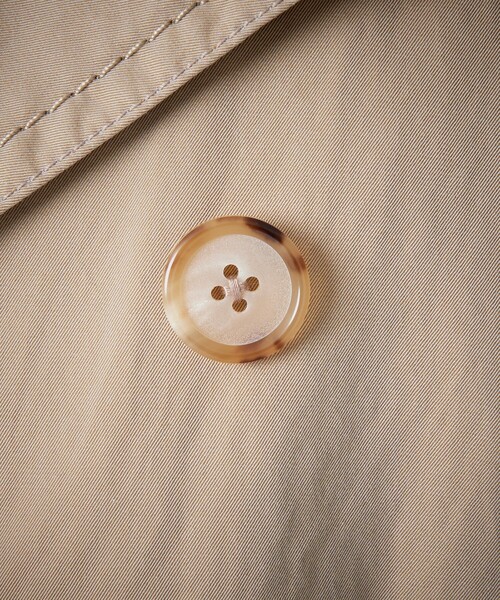 100年コート（ヒャクネンコート）の「＜100年コート＞エイジドダブルトレンチコート（トレンチコート・メンズ・ベージュ/ネイビー・S/L/LL/M）」の8枚目の写真