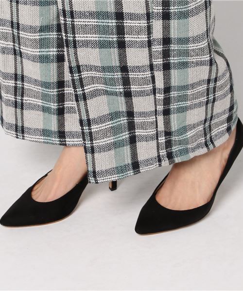 RAY CASSIN(レイカズン)の「チェックハイウエストワイドパンツ(その他パンツ・レディース・グレー/チャコールグレー/ワイン・FREE)」の8枚目の写真