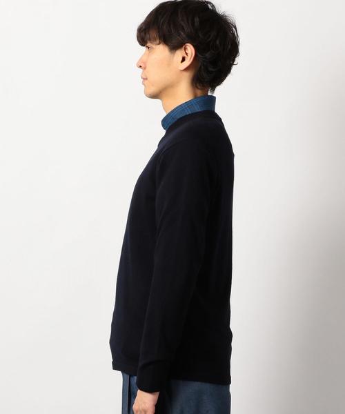 green label relaxing（グリーンレーベルリラクシング）の「CM プレーン Vネック ニット ◆（ニット/セーター・メンズ・ネイビー/ダークグレー・SMALL/MEDIUM/LARGE/X-LARGE/X-SMALL）」の11枚目の写真