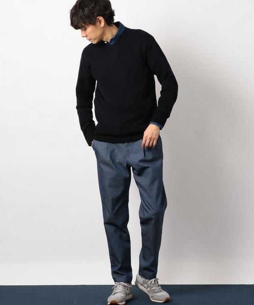 green label relaxing（グリーンレーベルリラクシング）の「CM プレーン Vネック ニット ◆（ニット/セーター・メンズ・ネイビー/ダークグレー・SMALL/MEDIUM/LARGE/X-LARGE/X-SMALL）」の10枚目の写真