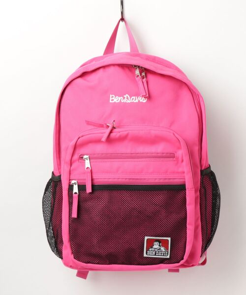 BEN DAVIS(ベンデイビス)の「《BEN DAVIS》定番モデル MESH XL PACK/ベンデイビス メッシュXLパック 約30L(バックパック/リュック・レディース・ブラック/ネイビー/ピンク/ミント/ブラック×イエロー/ブラック×ピンク/ブラック×ブラック/ブルー系その他/ブラック×パープル・FREE)」の9枚目の写真