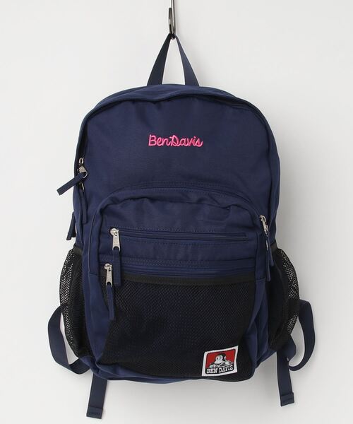 BEN DAVIS(ベンデイビス)の「《BEN DAVIS》定番モデル MESH XL PACK/ベンデイビス メッシュXLパック 約30L(バックパック/リュック・レディース・ブラック/ネイビー/ピンク/ミント/ブラック×イエロー/ブラック×ピンク/ブラック×ブラック/ブルー系その他/ブラック×パープル・FREE)」の8枚目の写真