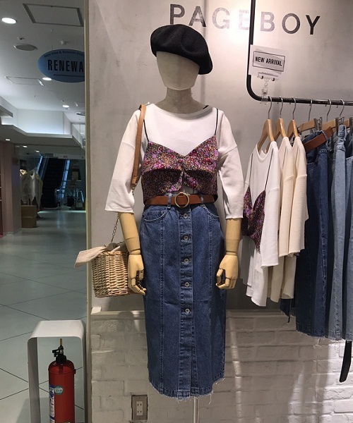 PAGEBOY(ページボーイ)の「花柄ビスチェセット(Tシャツ/カットソー・レディース・ベージュ系その他/ホワイト系その他・FREE)」の21枚目の写真
