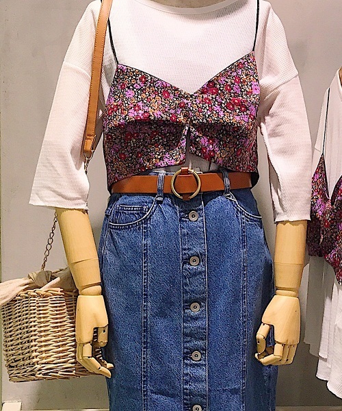 PAGEBOY(ページボーイ)の「花柄ビスチェセット(Tシャツ/カットソー・レディース・ベージュ系その他/ホワイト系その他・FREE)」の22枚目の写真