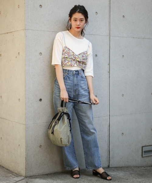PAGEBOY(ページボーイ)の「花柄ビスチェセット(Tシャツ/カットソー・レディース・ベージュ系その他/ホワイト系その他・FREE)」の20枚目の写真