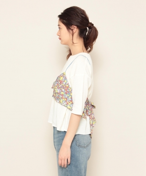 PAGEBOY(ページボーイ)の「花柄ビスチェセット(Tシャツ/カットソー・レディース・ベージュ系その他/ホワイト系その他・FREE)」の16枚目の写真