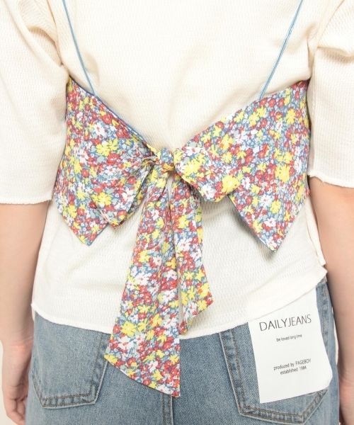 PAGEBOY(ページボーイ)の「花柄ビスチェセット(Tシャツ/カットソー・レディース・ベージュ系その他/ホワイト系その他・FREE)」の11枚目の写真
