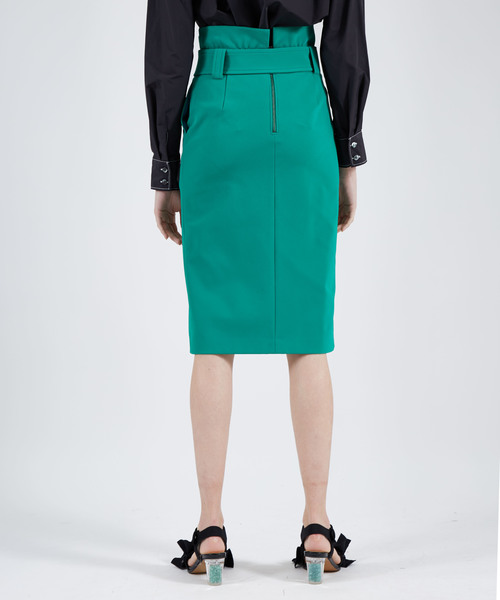 UNITED TOKYO（ユナイテッドトウキョウ）の「スプリットウエストスカート（スカート・レディース・グリーン/ネイビー/ベージュ・1/2）」の5枚目の写真