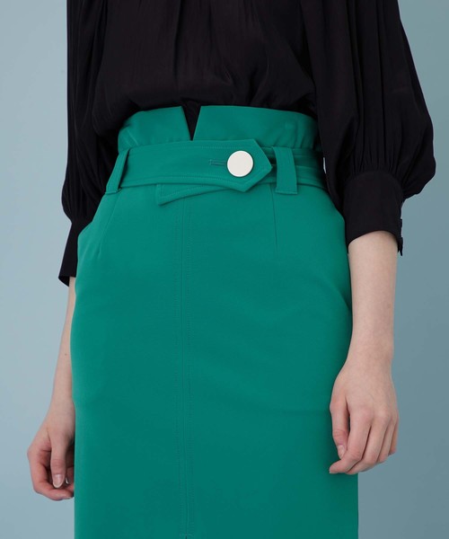 UNITED TOKYO（ユナイテッドトウキョウ）の「スプリットウエストスカート（スカート・レディース・グリーン/ネイビー/ベージュ・1/2）」の11枚目の写真