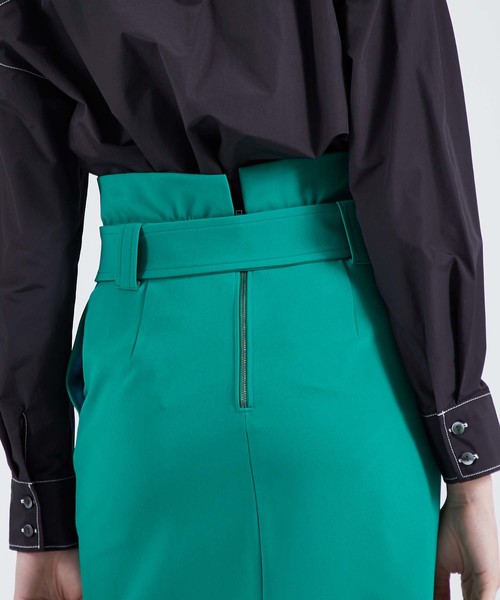 UNITED TOKYO（ユナイテッドトウキョウ）の「スプリットウエストスカート（スカート・レディース・グリーン/ネイビー/ベージュ・1/2）」の17枚目の写真