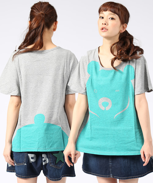 FRAPBOIS（フラボア）の「ZOO Tシャツ（Tシャツ/カットソー・レディース・ホワイト/ブラック/グレー/ネイビー/イエロー/ピンク・1）」の1枚目の写真
