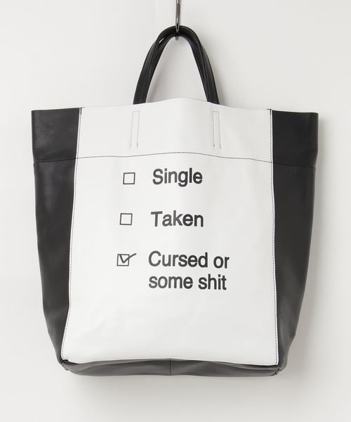 intoxic.（イントキシック）の「intoxic イントキシック 【RESONATES】new leather line "taken"（トートバッグ・レディース・ブラック/ホワイト/グレー/グリーン・FREE）」の8枚目の写真