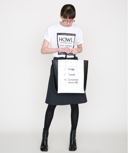 intoxic.（イントキシック）の「intoxic イントキシック 【RESONATES】new leather line "taken"（トートバッグ・レディース・ブラック/ホワイト/グレー/グリーン・FREE）」の11枚目の写真