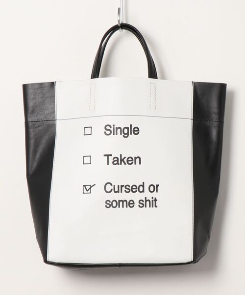 intoxic.（イントキシック）の「intoxic イントキシック 【RESONATES】new leather line "taken"（トートバッグ・レディース・ブラック/ホワイト/グレー/グリーン・FREE）」の2枚目の写真