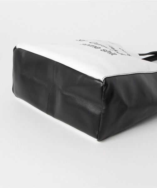 intoxic.（イントキシック）の「intoxic イントキシック 【RESONATES】new leather line "taken"（トートバッグ・レディース・ブラック/ホワイト/グレー/グリーン・FREE）」の6枚目の写真