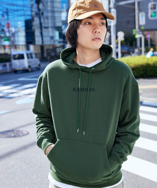 KANGOL�i�J���S�[���j�́u��WEB���� KANGOL/�J���S�[�� �ʒ����S�h�J �I�[�o�[�T�C�Y �v���I�[�o�[�p�[�J�[�i�p�[�J�[�j�v�b�_�[�N�O���[��