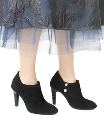 RANDA | ストレスフリー/べっ甲ヒールブーティ(ブーツ)