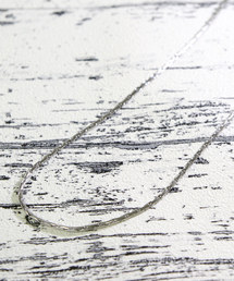 ego nagh'ai（エゴナハイ）の「【ego na ghai/エゴナハイ】stainless necklacce swage azuki  type1/ステンレスアズキスウェッジチェーンネックレス（ネックレス）」