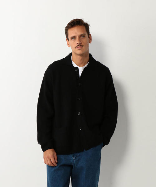 Steven Alan（スティーブンアラン）の「＜Steven Alan＞KNIT CARDIGAN/カーディガン（カーディガン/ボレロ・メンズ・ブラック/ベージュ・X-LARGE/SMALL/MEDIUM/LARGE）」の6枚目の写真