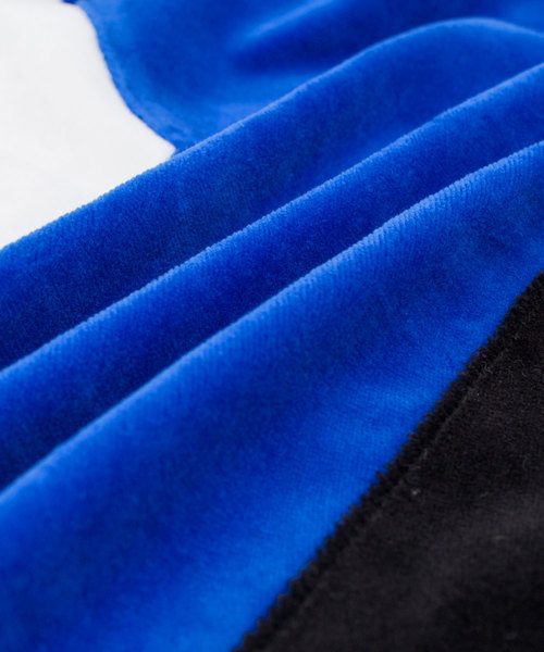 KANGOL（カンゴール）の「▽WEB限定 MONO-MART×KANGOL/カンゴール ビッグシルエット切り替えベロアフルジップブルゾン（ブルゾン・メンズ・レッド/ブルー/グリーン・FREE）」の5枚目の写真