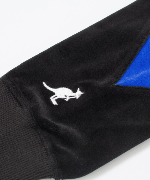 KANGOL（カンゴール）の「▽WEB限定 MONO-MART×KANGOL/カンゴール ビッグシルエット切り替えベロアフルジップブルゾン（ブルゾン・メンズ・レッド/ブルー/グリーン・FREE）」の8枚目の写真