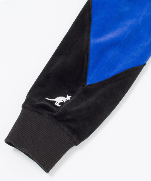 KANGOL（カンゴール）の「▽WEB限定 MONO-MART×KANGOL/カンゴール ビッグシルエット切り替えベロアフルジップブルゾン（ブルゾン・メンズ・レッド/ブルー/グリーン・FREE）」の9枚目の写真