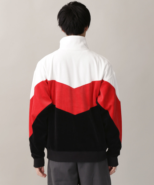 KANGOL（カンゴール）の「▽WEB限定 MONO-MART×KANGOL/カンゴール ビッグシルエット切り替えベロアフルジップブルゾン（ブルゾン・メンズ・レッド/ブルー/グリーン・FREE）」の17枚目の写真