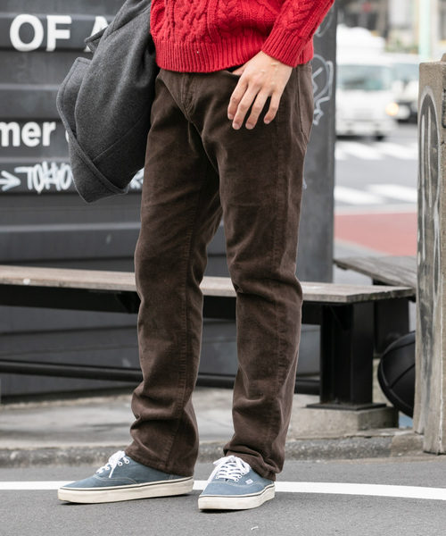 URBAN RESEARCH Sonny Label（アーバンリサーチサニーレーベル）の「コーデュロイストレッチテーパードパンツ（その他パンツ・メンズ・マスタード/ブラック/ブラウン/カーキ・MEDIUM/LARGE）」の3枚目の写真