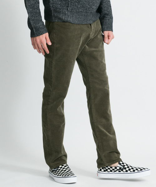 URBAN RESEARCH Sonny Label（アーバンリサーチサニーレーベル）の「コーデュロイストレッチテーパードパンツ（その他パンツ・メンズ・マスタード/ブラック/ブラウン/カーキ・MEDIUM/LARGE）」の4枚目の写真