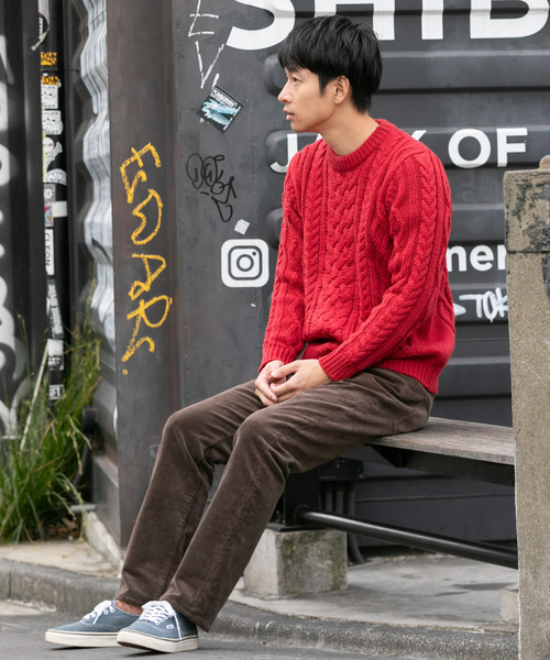 URBAN RESEARCH Sonny Label（アーバンリサーチサニーレーベル）の「コーデュロイストレッチテーパードパンツ（その他パンツ・メンズ・マスタード/ブラック/ブラウン/カーキ・MEDIUM/LARGE）」の5枚目の写真