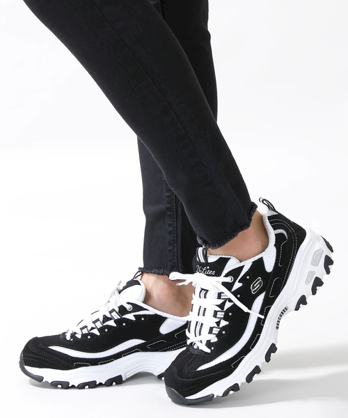未使用✜WEGO/SKECHERS DLITES BIGGEST FAN Amazon.com | Skechers Women's D'Lites-Biggest Fan Sneaker