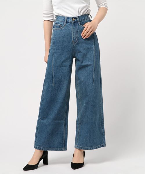 LADYMADE（レディメイド）の「H／W WIDE DENIM PANTS（その他パンツ・レディース・ブルー系その他・S/M）」の7枚目の写真