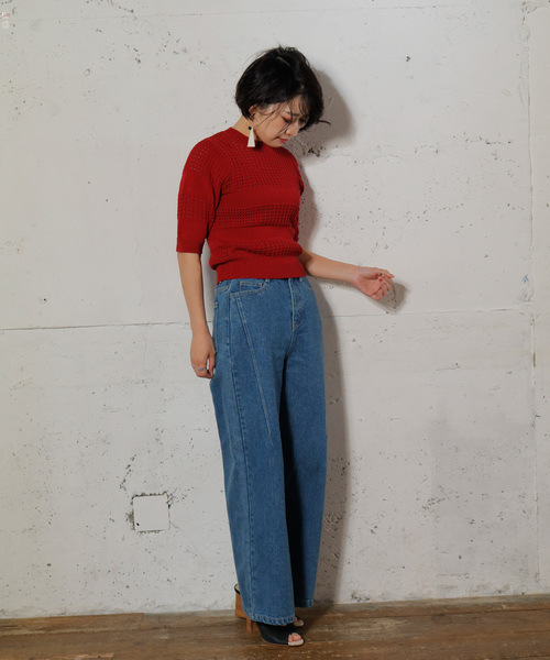 LADYMADE（レディメイド）の「H／W WIDE DENIM PANTS（その他パンツ・レディース・ブルー系その他・S/M）」の5枚目の写真